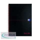 Black n\' Red Wirebound A-Z  Hardback Notebook A4 (Pack of 5) 100080232