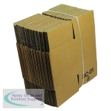 Single Wall Corrugated Dispatch Cartons 127x127x127mm Brown (Pack of 25) SC-01