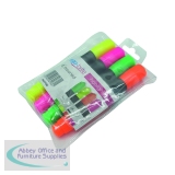 Ergo-Brite Assorted Erognomic Highlighter Pens (4 Pack) JN69980