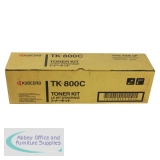 Kyocera FS-C8008N Toner Cartridge 10000 Pages Cyan TK-800C