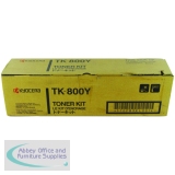 Kyocera FS-C8008N Toner Cartridge 10000 Pages Yellow TK-800Y