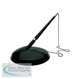 Q-Connect Reception Pen with Chain and Base KF00233