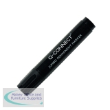 Q-Connect Jumbo Permanent Marker Pen Chisel Tip Black (Pack of 10) KF00270