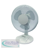 Q-Connect 2-Speed Desktop Fan 230mm/9 inch