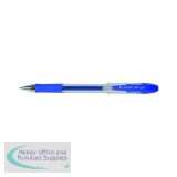 Q-Connect Quick Dry Gel Pen Medium Blue (Pack of 12) KF00679