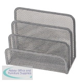 Q-Connect Mesh Letter Sorter Silver KF00852