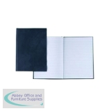 Q-Connect Dark Blue Feint Ruled Casebound Notebook 192 Pages A5 E00062