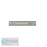 Q-Connect Acrylic Shatter Resistant Ruler 15cm Clear (Pack of 10) KF01106Q