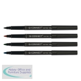 Q-Connect OHP Pen Permanent Medium Wallet of 4 Assorted