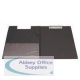 Q Connect PVC Foldover Clipboard Foolscap/A4 Black