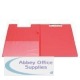Q Connect PVC Foldover Clipboard Foolscap/A4 Red