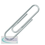 Q-Connect Paperclip 32mm Plain Pack of 1000 KF01315