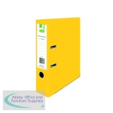 Q-Connect Lever Arch File Paperbacked A4 Yellow (10 Pack) KF01470