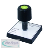 Q-Connect Voucher for Rubber Stamp 75x35mm