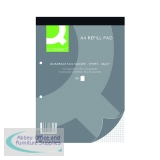 Q-Connect Refill Pad A4 Quadrille Ruled Punched 2-Hole Head Bound 80 Leaf