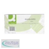 Q-Connect Envelope DL Window 80gsm White Self-Seal Pack of 50 KF02713