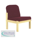 Arista Reception Seat Beech Veneer Claret PY16
