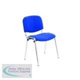 Jemini Ultra Multi-Purpose Stacking Chair Chrome Legs/Blue KF03349