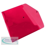 Q-Connect Polypropylene Document Folder A4 Red (Pack of 12) KF03594