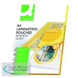 Q-Connect A4 Laminating Pouch 80 Micron Each Side 160 Micron in Total (Pack of 100) KF04114