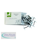 Q-Connect Plastic Ended Treasury Tag 25mm Pack of 100 KF04570