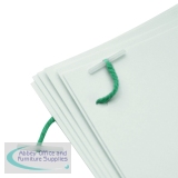 Q-Connect Plastic Ended Treasury Tag 127mm Pack of 100 KF04574
