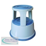 Q-Connect Metal Step Stool Light Grey KF04844