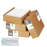 Q-Connect Computer Label 102x36mm 3 Across the Web White Pack of 12000 KF102363
