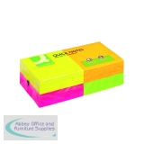 Q-Connect Quick Notes 76 x 76mm Neon (12 Pack) KF10508