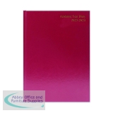 Academic Diary Day Per Page A5 Burgundy 2023-2024 KF1A5ABG23