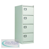 Jemini 4-Drawer Filing Cabinet Pearl Grey