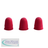 Q-Connect Thimblettes Size 00 Red (12 Pack) KF21507