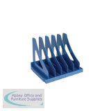 Q-Connect Executive Book Rack Metallic Blue