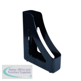 Q-Connect Executive Magazine Rack Black