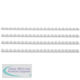 Q-Connect Binding Comb 6mm White Pack of 100 KF24017