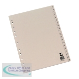 Q-Connect Index A4 Multi-Punched A-Z 20-Part Manilla