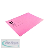 Q-Connect Square Cut Folder Light-weight 180gsm Foolscap Pink