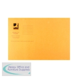 Q-Connect Square Cut Folder Light-weight 180gsm Foolscap Orange