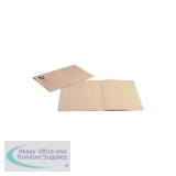 Q-Connect Square Cut Folder Light-weight 180gsm Foolscap Buff
