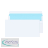 Q-Connect DL Envelopes Plain Wallet Self Seal 80gsm White (1000 Pack) KF3454