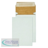 Q-Connect Padded Gusset Envelopes C5 229x162x50mm Peel and Seal White (100 Pack) KF3530