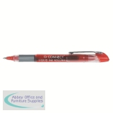 Q-Connect Rollerball Pen Liquid Ink 0.5mm Line Red