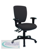 Cappela Square Back Posture Chair Black KF71364