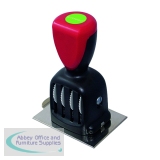 Q-Connect Custom Date Rubber Stamp 70x50mm KF71432