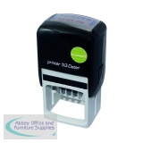 Q-Connect Custom Date Self-Inking Stamp 43x28mm KF71433