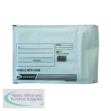 GoSecure Bubble Envelope Size 4 Internal Dimensions 170x245mm White (Pack of 100) KF71449