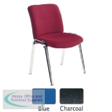 Avior Conference High Back Chrome Chair Blue KF72259