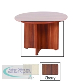 Avior 1200mm Round Meeting Table Leg Pack Cherry KF72301