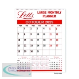 Letts Large Monthly Planner 2025 LTLMP25