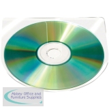 Pelltech Self-Adhesive CD Pocket without Flap Pack of 50 PLL25525